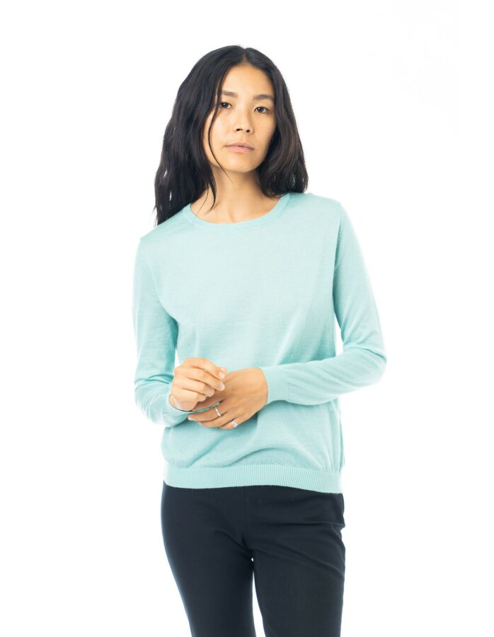 FINE Mint 698x901 - Sweater FINE - Mid blue