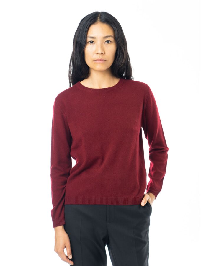FEATHER Wine 698x901 - Sweater FEATHER - Wine