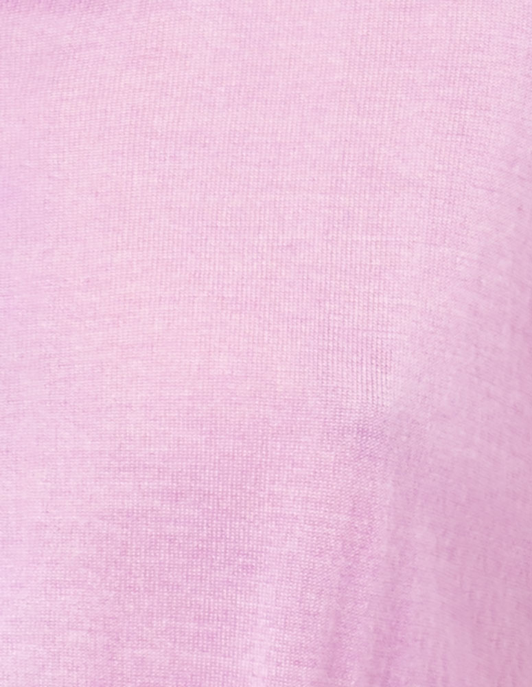 Frost - Gilet fin en cachemire et soie couleur rose pale